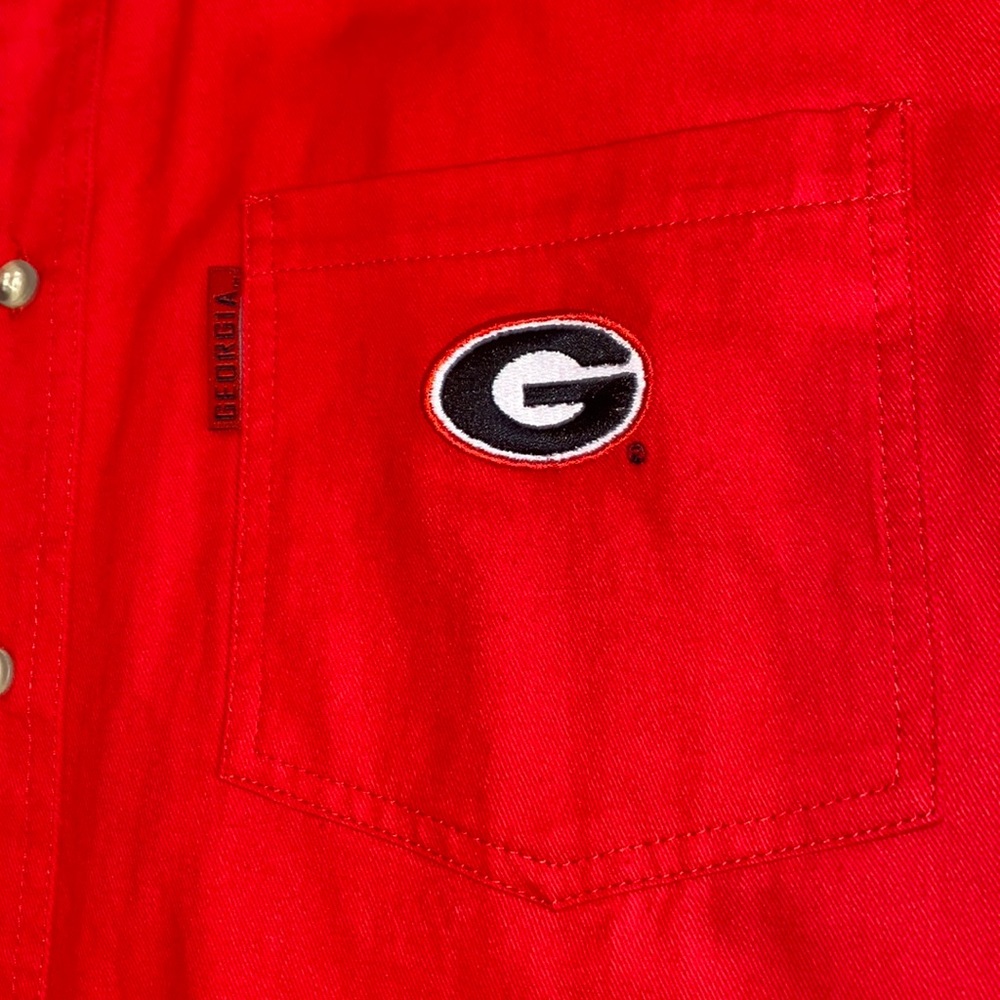NWT - Red Oak - Collegiate licensed /Georgia -button down - Picture 12 of 14